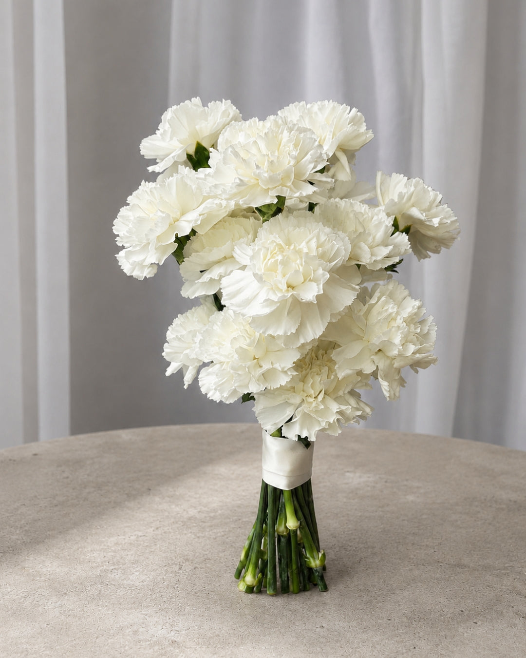 Bouquet Claveles Blancos