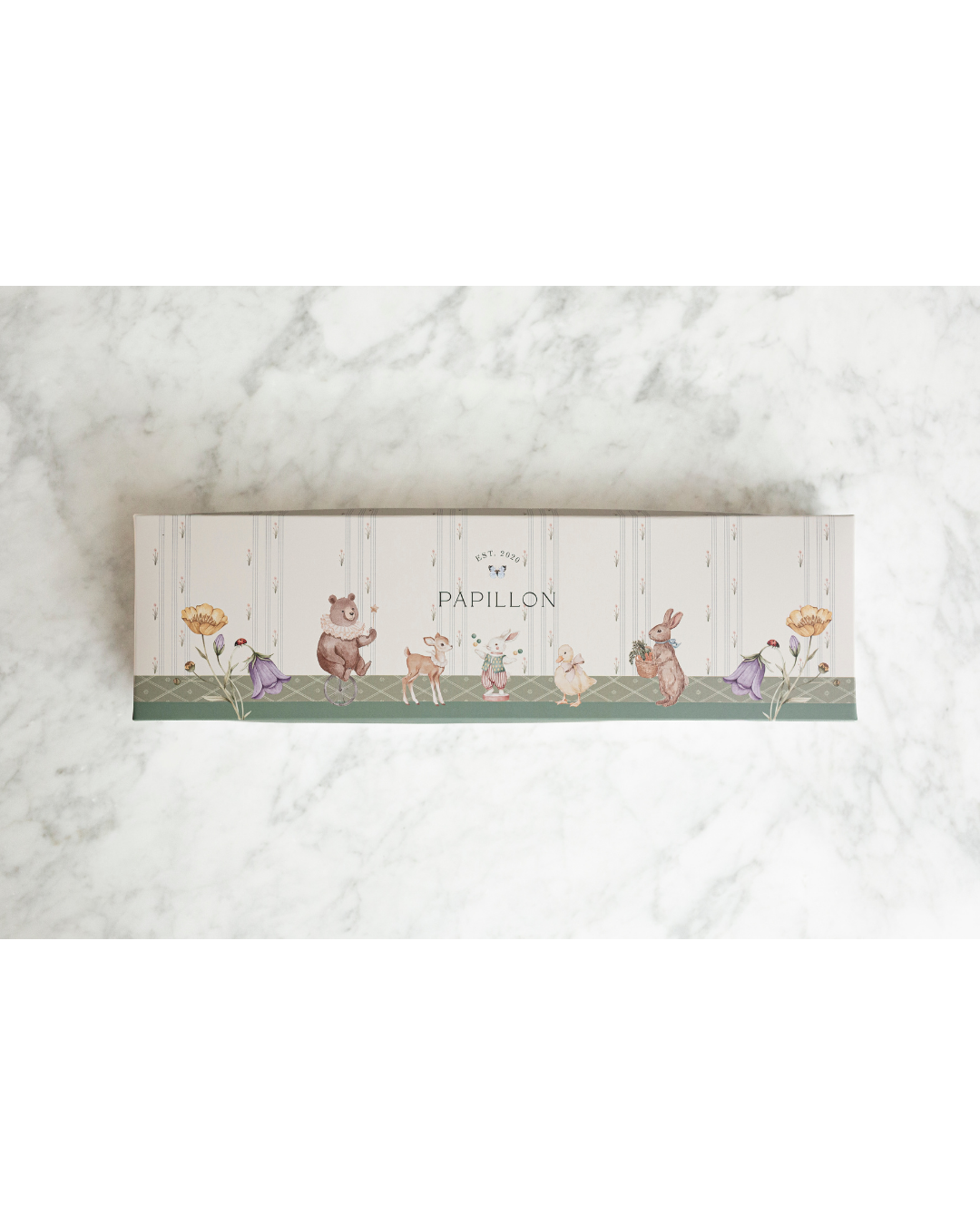 Caja de 6 Rosas Rosadas Baby Print