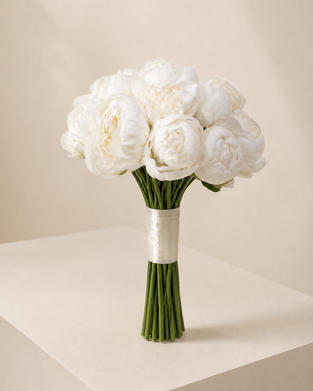 Bouquet Peonias Blancas